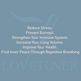 Lovetuner Necklace - Breathing Necklace to Ease Stress