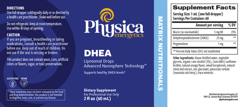 Physica DHEA Liposome Drops