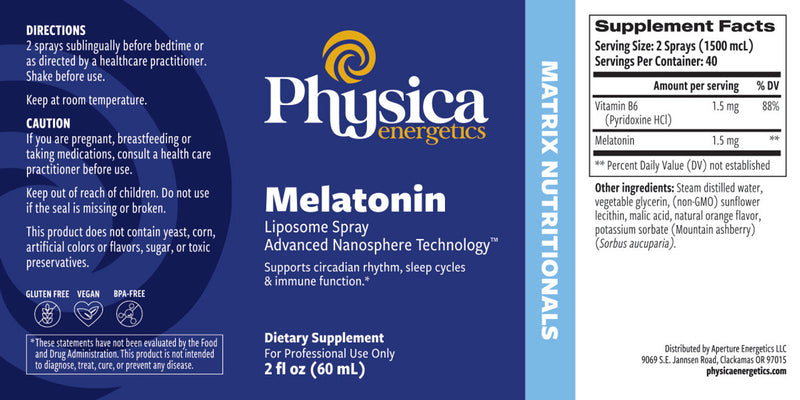 Physica Melatonin Liposome Spray