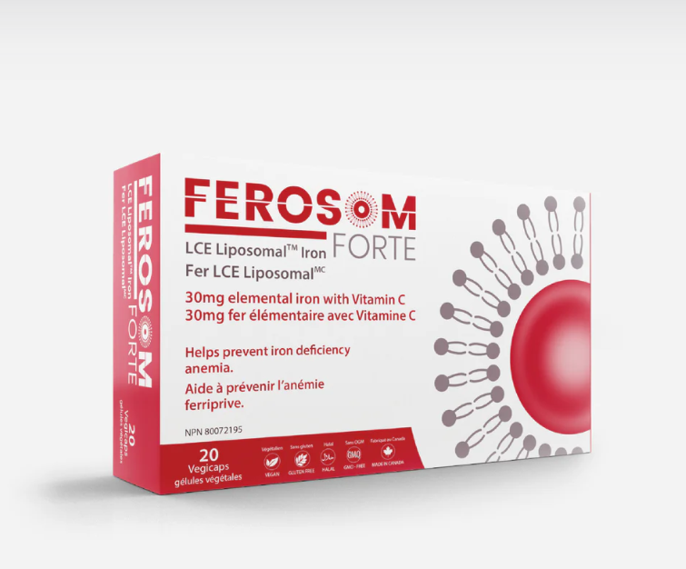 Ferosom Forte LCE Liposomal Iron Capsules