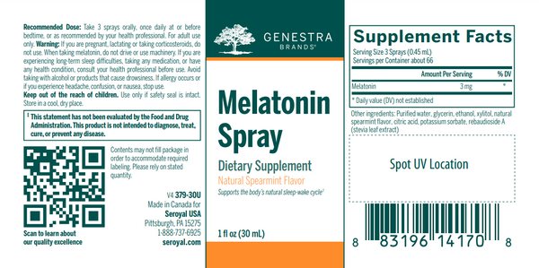 Genestra Melatonin Spray