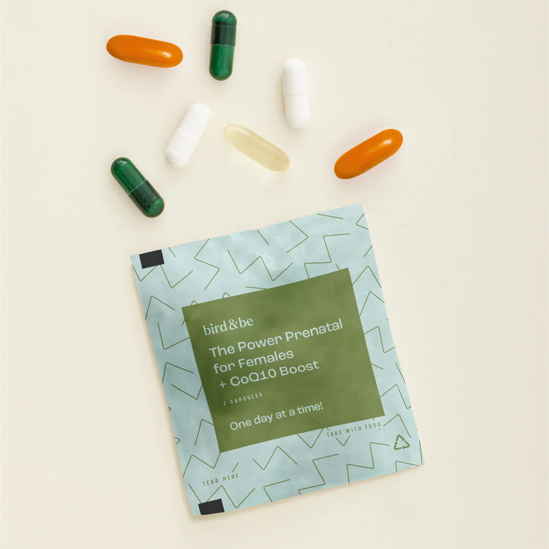 Bird&Be The Power Prenatal for Females + CoQ10 Boost