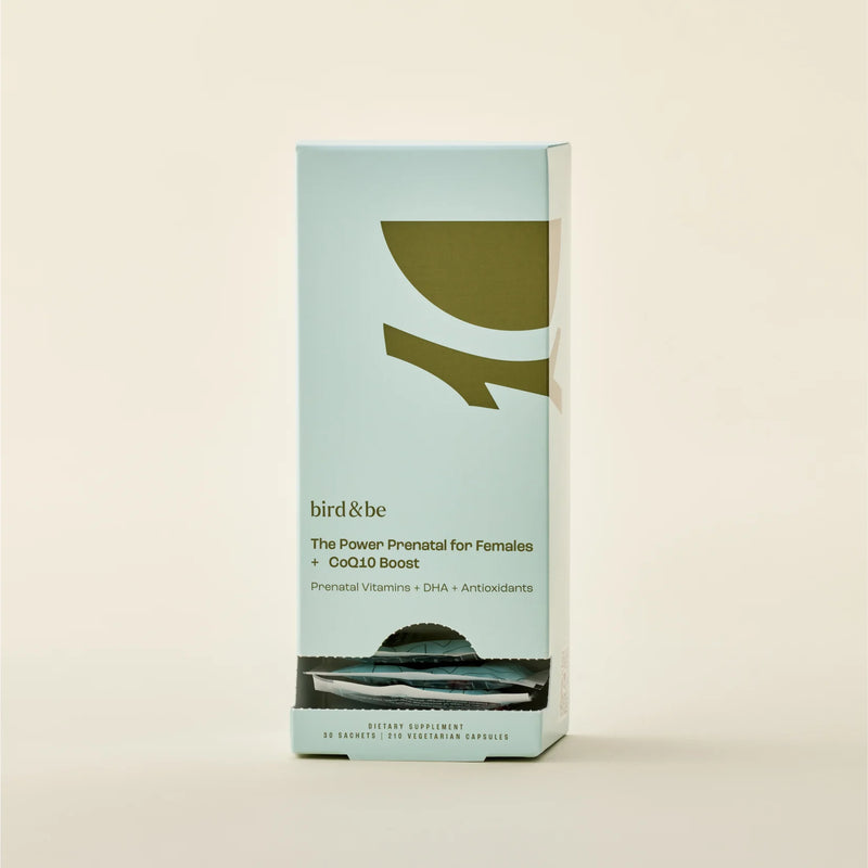 Bird&Be The Power Prenatal for Females + CoQ10 Boost