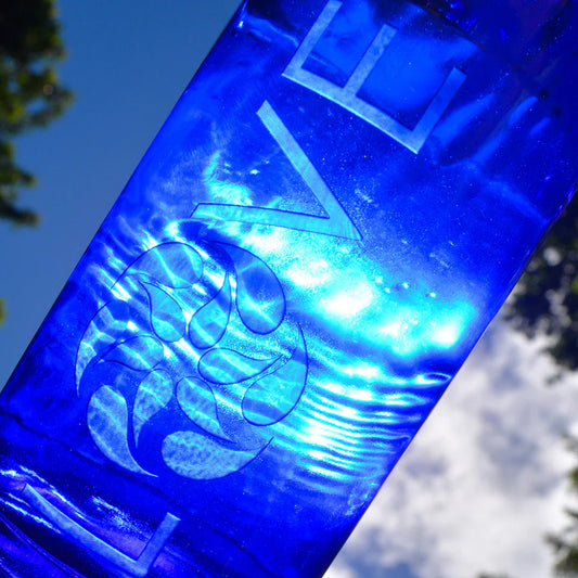 Love blue bottle love water