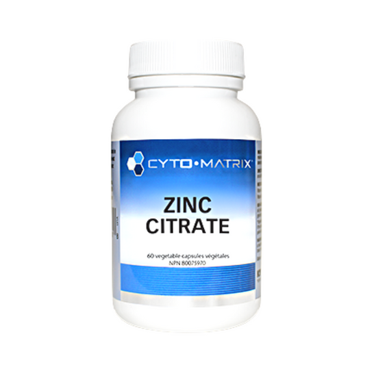 Cyto-Matrix Zinc Citrate 60 Capsules